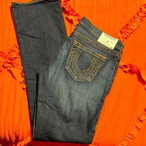 True Religion Straight Size 30 Women’s Blue Jeans